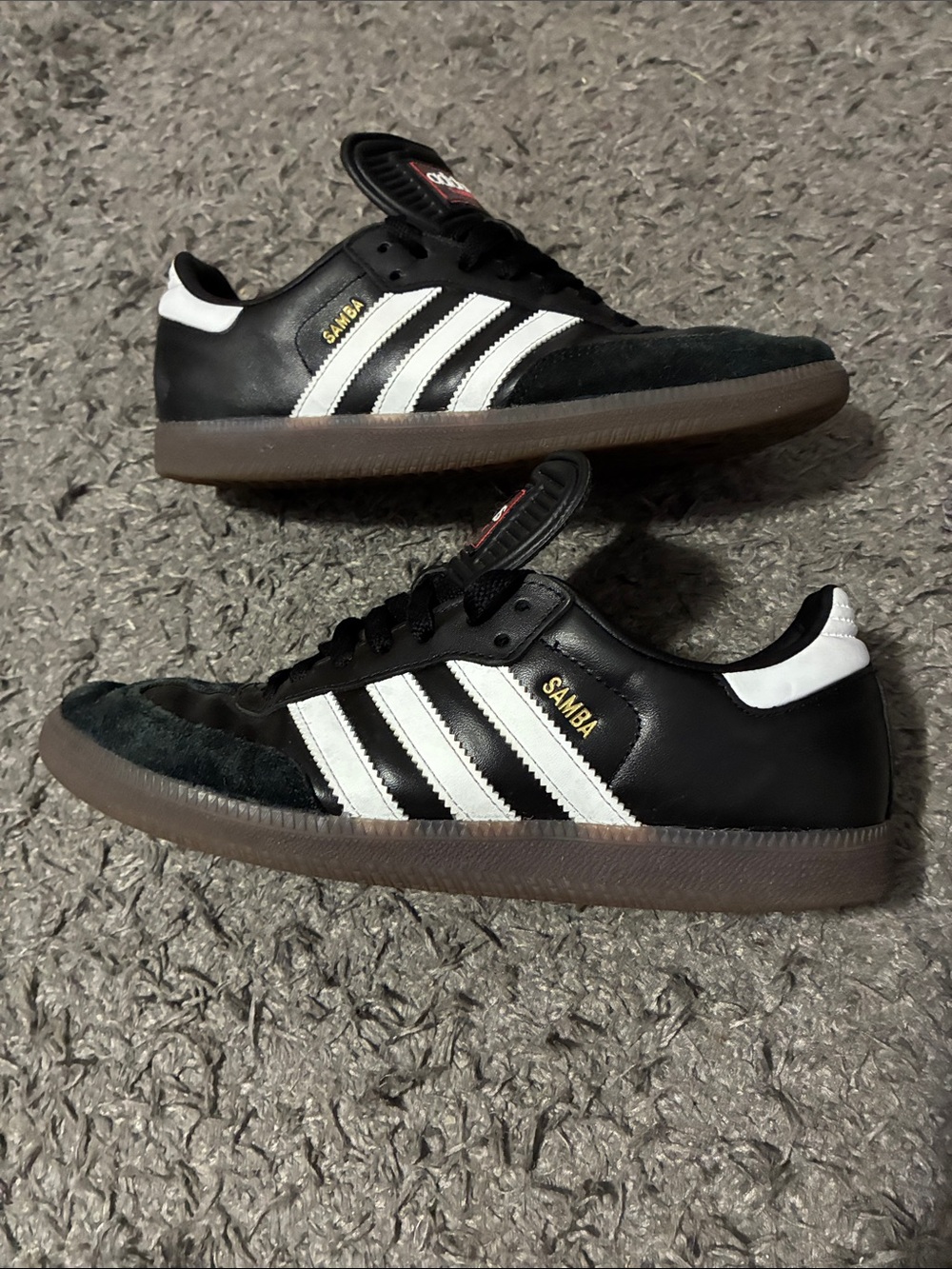 Black adidas samba